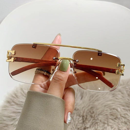Cartier Golden Wood Glasses