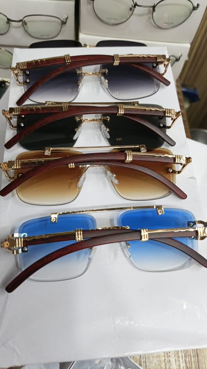 Cartier Golden Wood Glasses